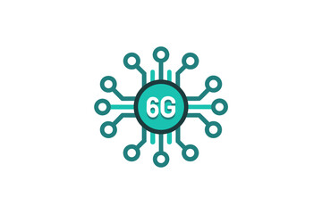 network hub with radial signal bursts representing connectivity