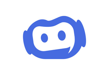 Chatbot Icon with Speech Bubble and Antenna, AI Assistant Symbol