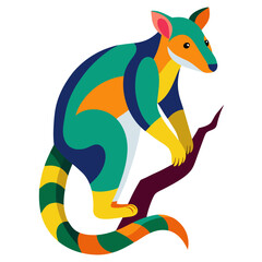 cartoon fox with a ball