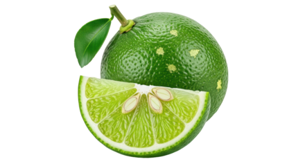 Isolated Bergamot Fruit