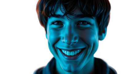 Vector illustration of a smiling face