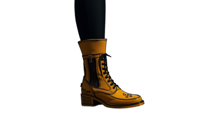 Boots illustration doodle fashion shoes design