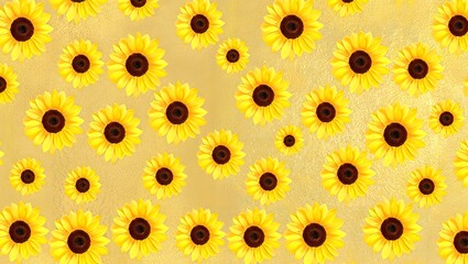 Soft Petals & Bold Centers Floral Pattern