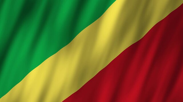 Celebrate patriotism with the vibrant flag of the Republic of Congo