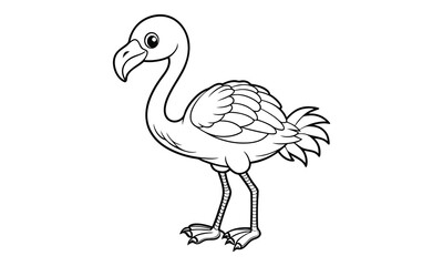 Flamingo t shirt design silhouette and vector line art Tropical Flamingo Graphic for Casual and Eco-Friendly Wear