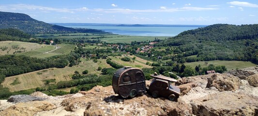 Panoramic view of Szigliget