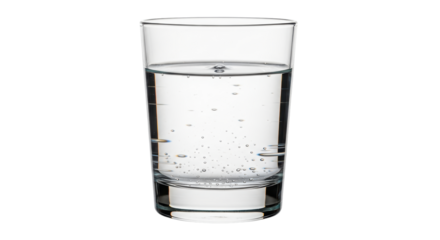 Isolated Glass of Water