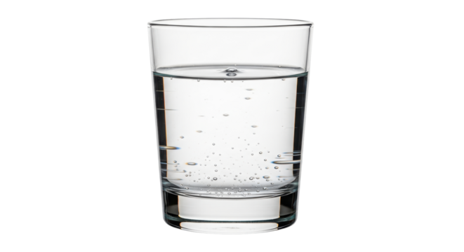 Isolated Glass of Water