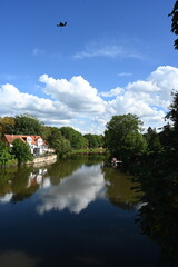 Fototapeta premium Saale in Merseburg