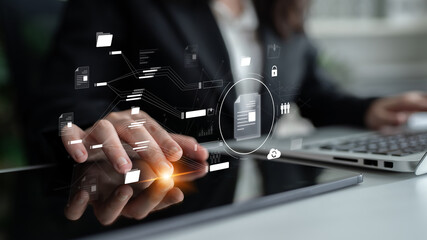 Digital document management system streamlines file access, document sharing, document tracking, and document storage for secure and efficient operations. Latch