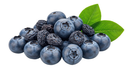 Isolated Blueberries