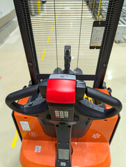 Warehouse Equipment Control Panel Leading to Industrial Space