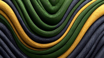 Lustrous emerald and sapphire abstract backdrop with swirling golden lines, embedded crown shapes and softly illuminated fabric folds