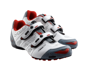 Cycling shoes for performance enthusiasts product isolated on transparent background, png