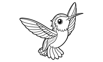 Hummingbird t shirt design silhouette and vector line art Vibrant Hummingbird Graphic for Casual and Eco-Friendly Wear