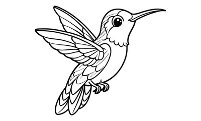 Hummingbird t shirt design silhouette and vector line art Vibrant Hummingbird Graphic for Casual and Eco-Friendly Wear