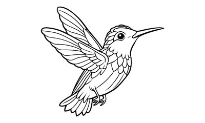 Hummingbird t shirt design silhouette and vector line art Vibrant Hummingbird Graphic for Casual and Eco-Friendly Wear