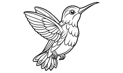 Hummingbird t shirt design silhouette and vector line art Vibrant Hummingbird Graphic for Casual and Eco-Friendly Wear