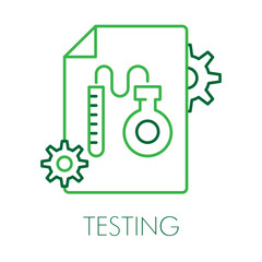 Website and Application Bug Testing Vector