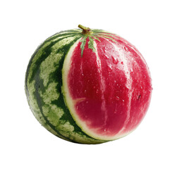 Fresh watermelon slice display vibrant kitchen food bright