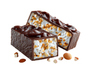 Delicious chocolate-covered ice cream bars sweet treats
