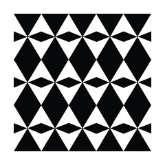 Rounded Triangle Geometric Pattern with Circle Accents