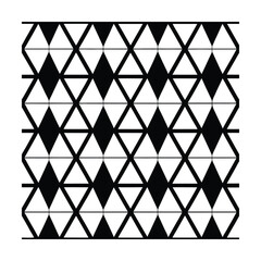 Rounded Triangle Geometric Pattern with Circle Accents