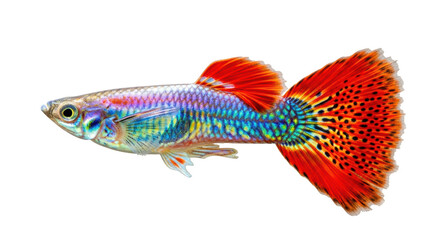 Isolated Guppy