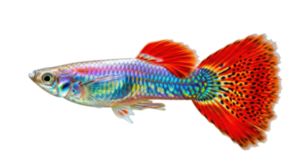 Isolated Guppy