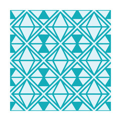 Rounded Triangle Geometric Pattern with Circle Accents