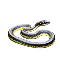 a snake isolated on transparent background