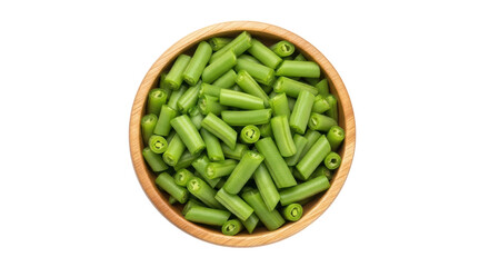 Isolated Bowl of Green Beans