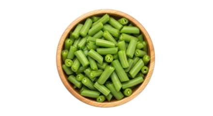 Isolated Bowl of Green Beans
