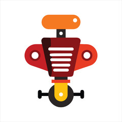 Stylized Kickstart Lever for Classic Motorcycle