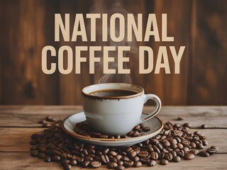 "National Coffee Day Celebration on September 29 – Warm Latte Art in Cozy Café Setting with Autumn Morning Reading Vibes"