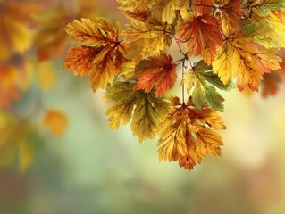 Autumn Leaves: Golden Hues