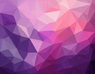 Obraz premium abstract purple and pink geometric low poly background