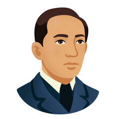 Apolinario Mabini Cartoon Portrait