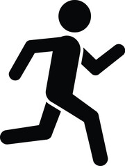 Runner silhouette icon
