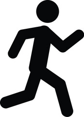Running figure icon motion speed activity
