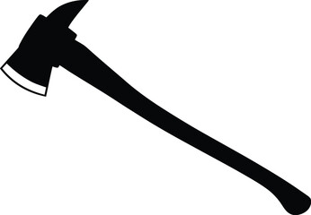 Firefighter axe silhouette