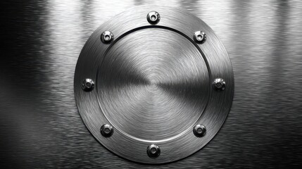 Circular Metal Plate Design