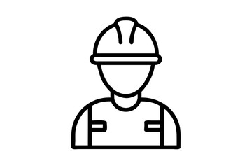 construction worker with helmet