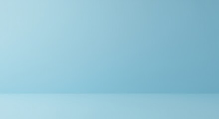 Simple, Light Blue Studio Background with Subtle Gradient