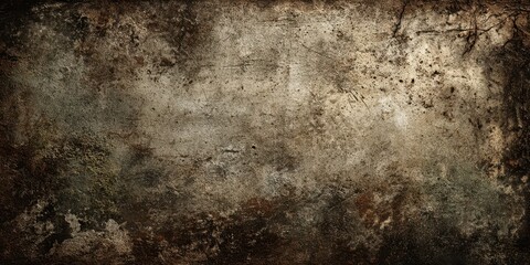 Obraz premium Aged Grunge Texture: Dark Brown & Beige