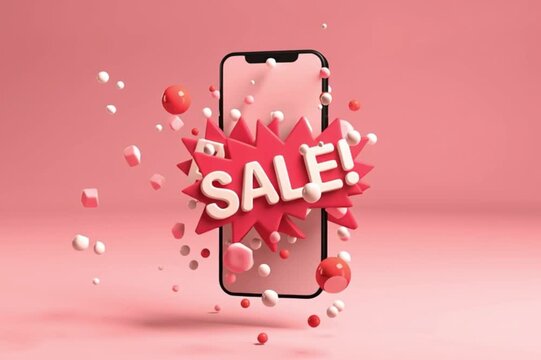 sale logo vedio backgroound 