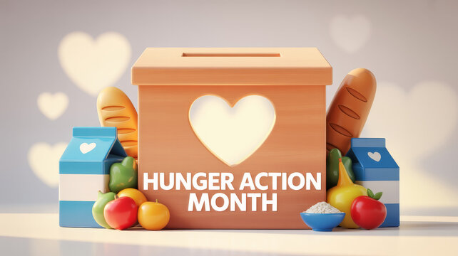 Hunger Action Month Poster, Hunger Action Month  background 
