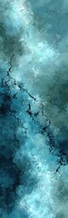 Abstract Teal Crackle Texture