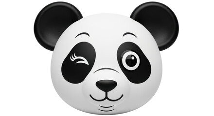 Isolated Cartoon Panda Head © Radovan