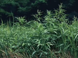 Lush Green Foliage, Nature's Beauty